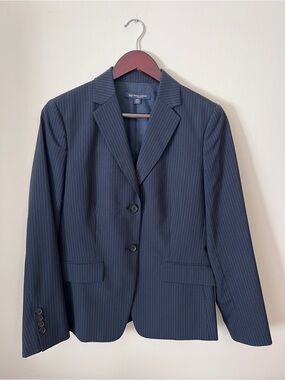Brooks Brothers Navy Blue Pinstripe Blazer